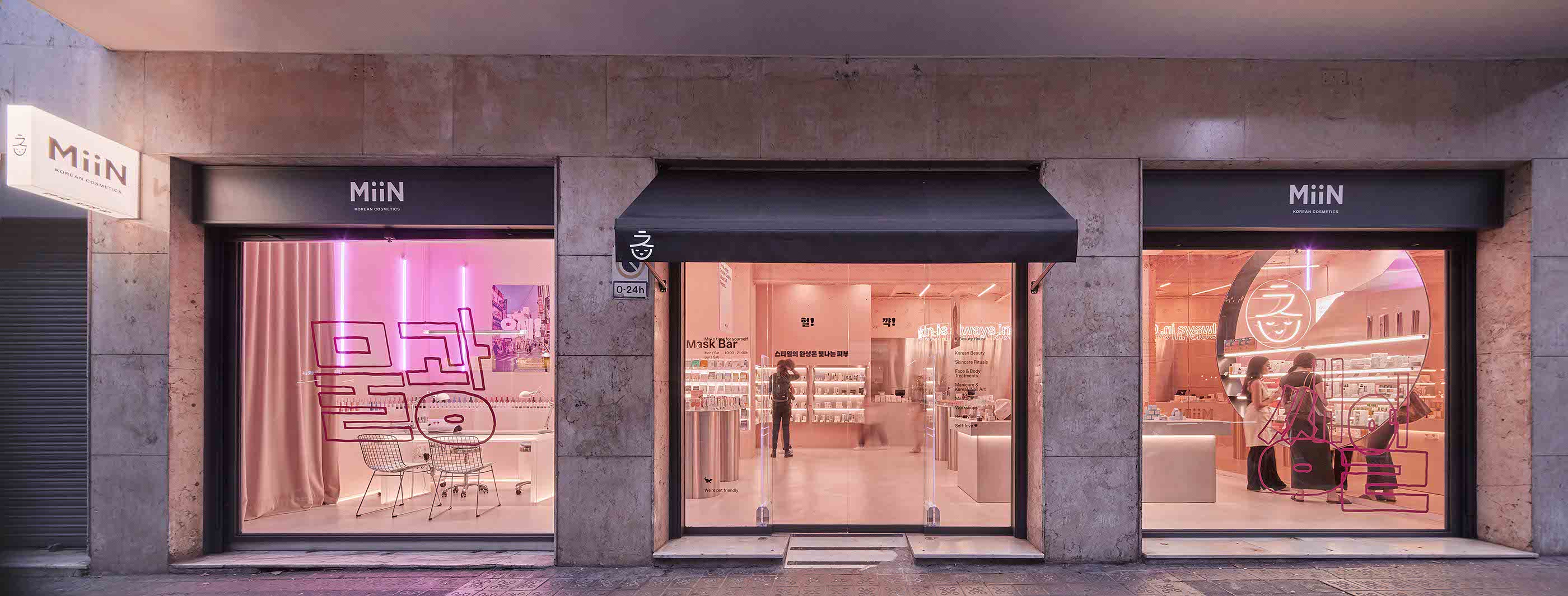 MiiN Cosmetics flagship store diseñada por PPT