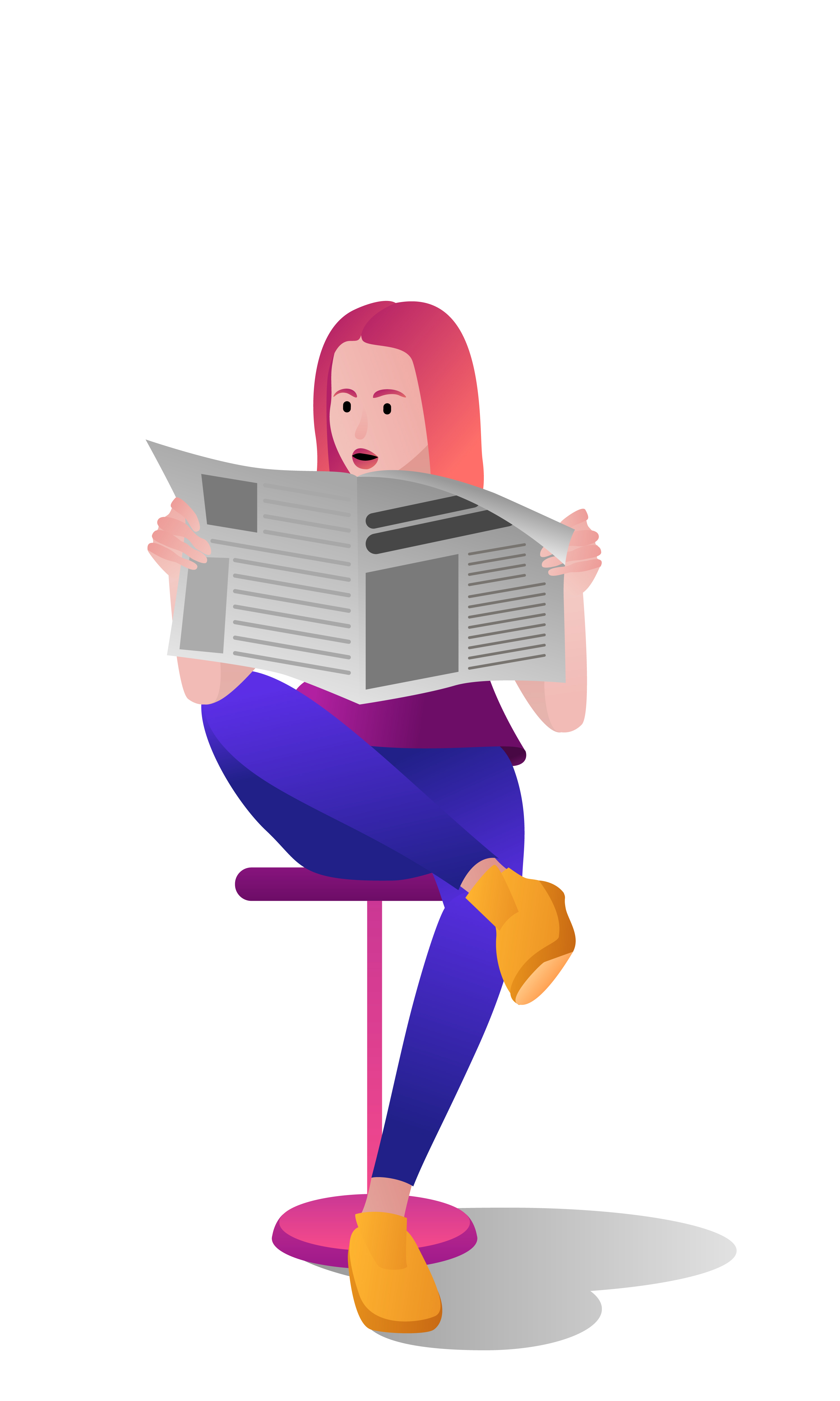 26695228_girl_reading_newspaper_on_white_bg