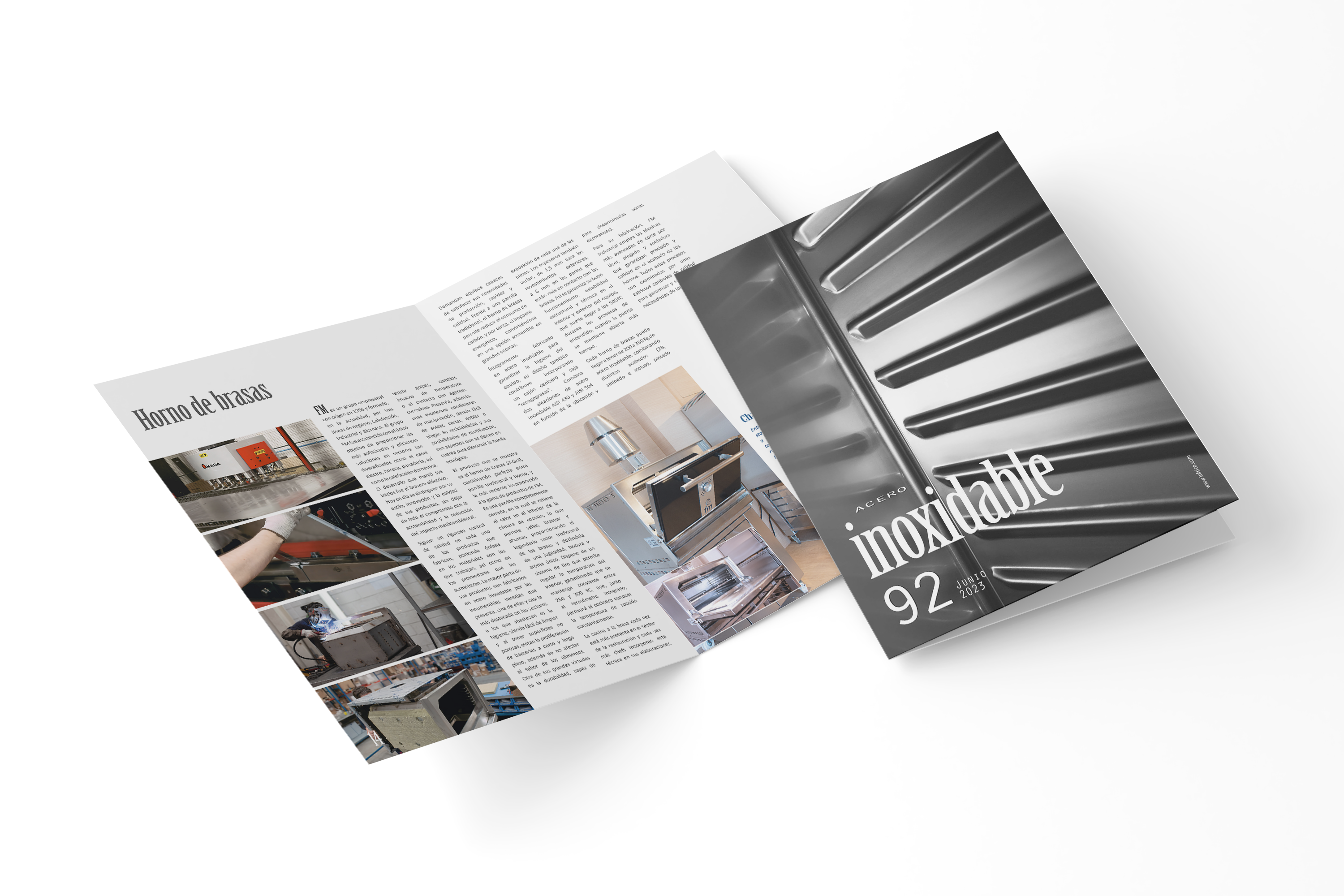 Revista 92 - Horno de brasas mockup