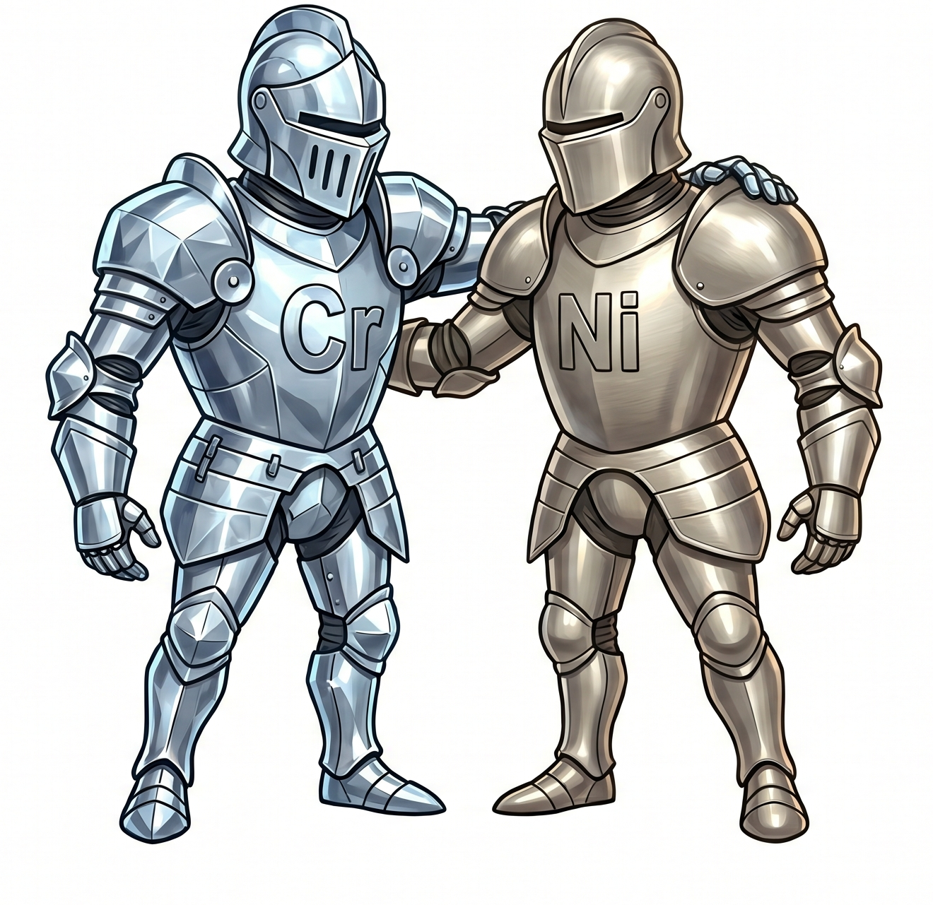 Cromo y níquel son amigos