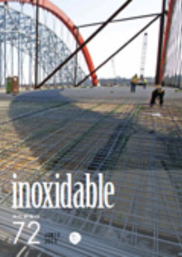 Técnica: Acero inoxidable corrugado Técnica: Acero inoxidable corrugado
