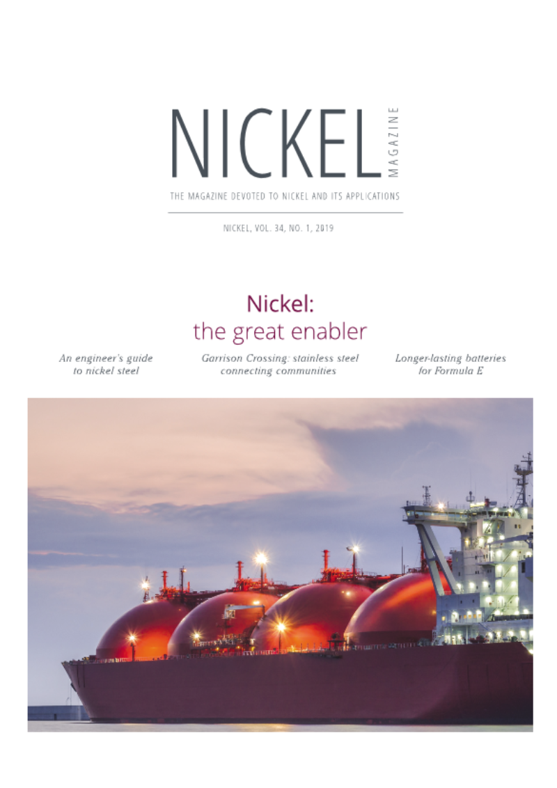 Nickel Vol34 N1 - Nickel: the great enabler