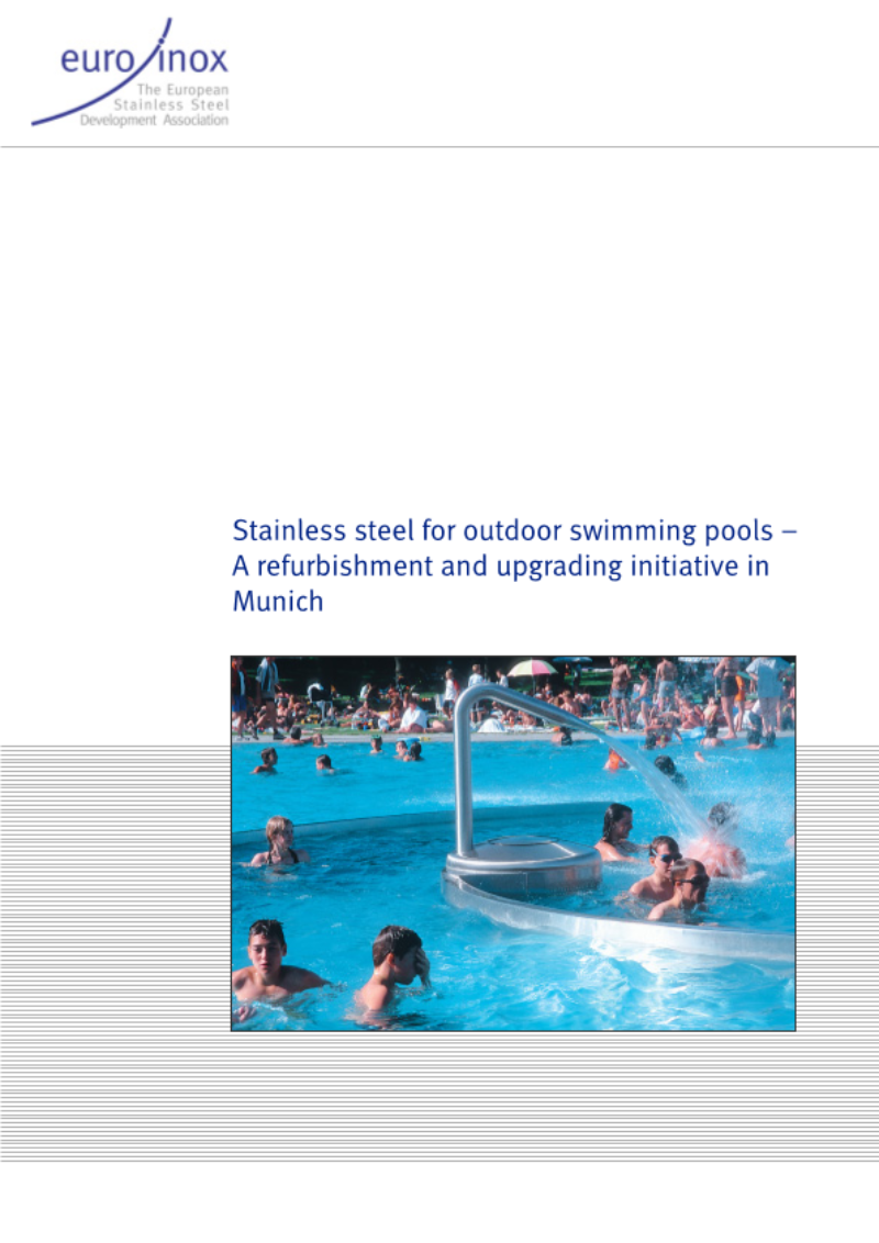 Stainless Steel for Outdoor Swimming Pools