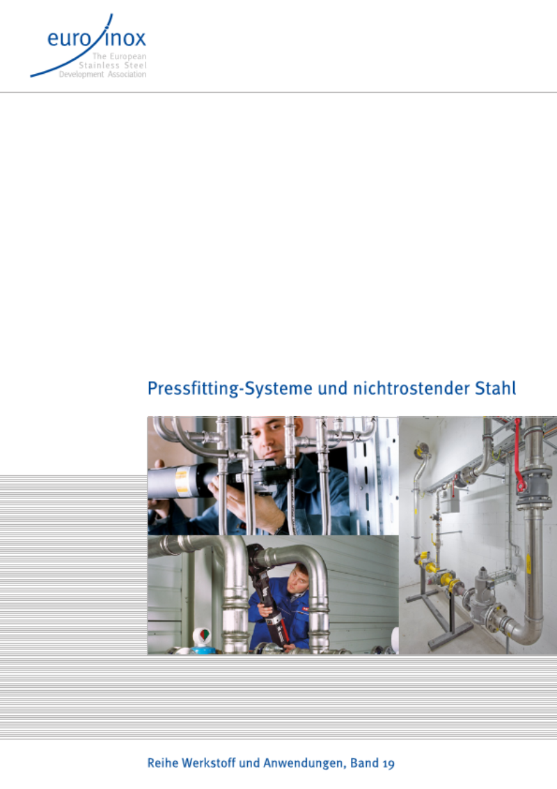 Pressfitting-Systeme und nichtrostender Stahl