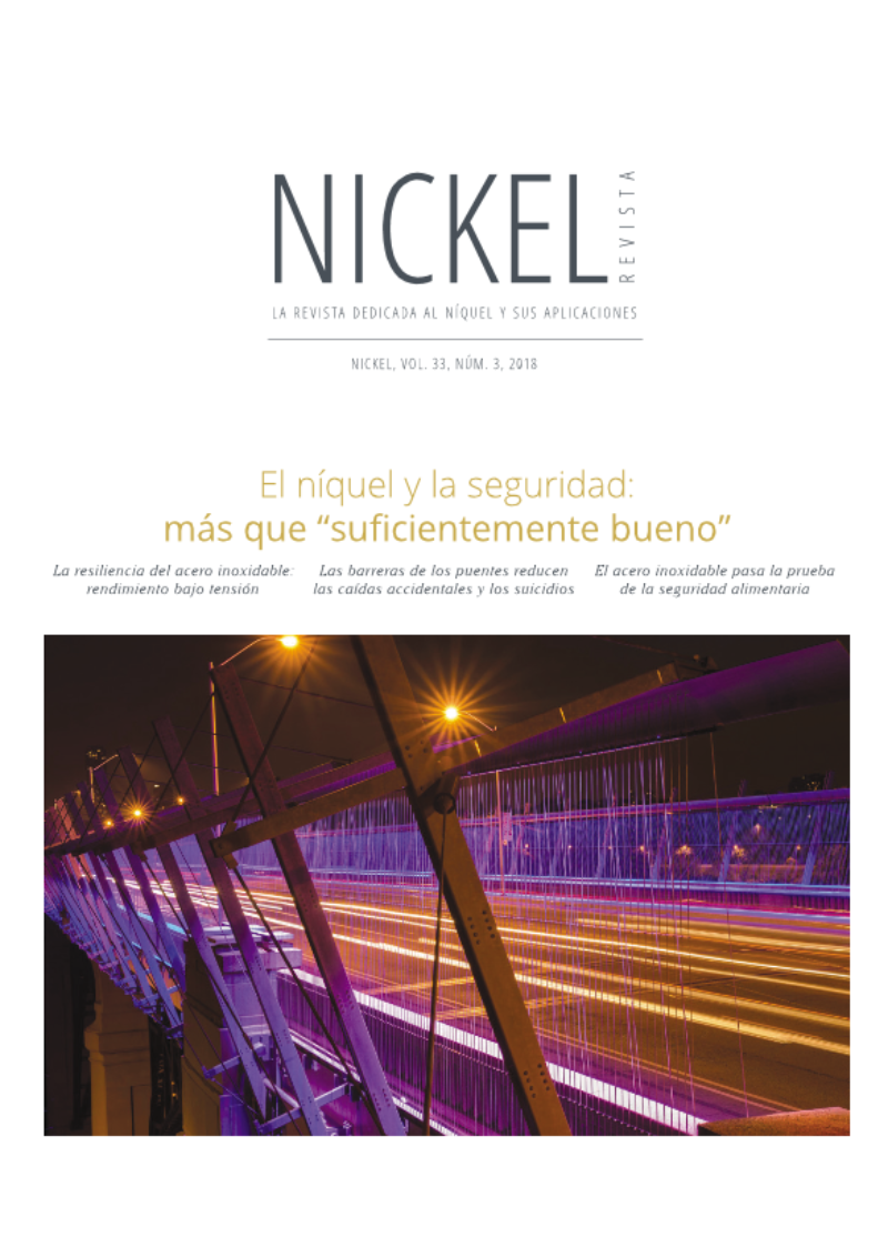 Nickel Vol33 N3 2018 - El níquel y la seguridad: más que “suficientemente bueno”
