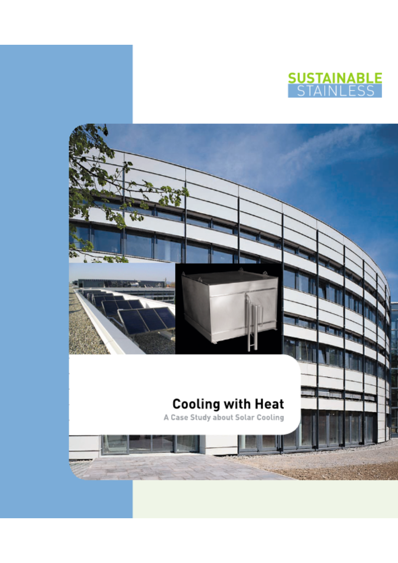 Cooling with Heat. A Case Study about Solar Cooling