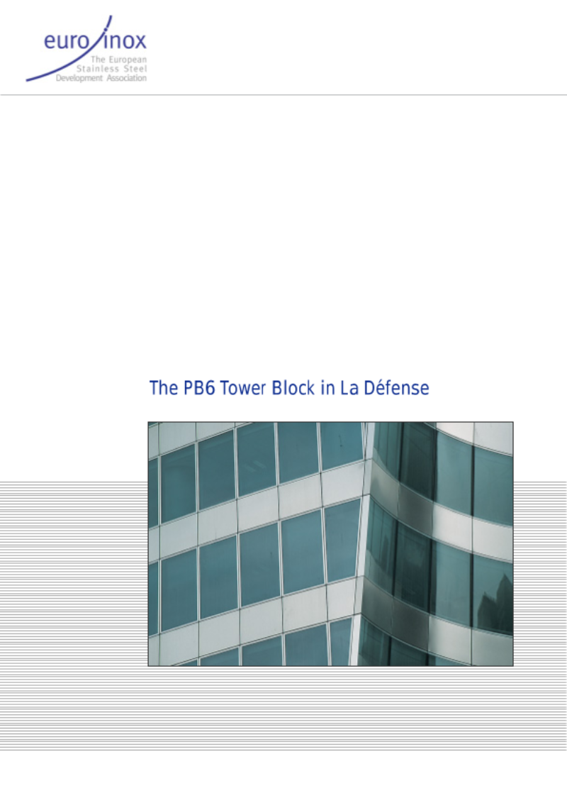 The PB6 Tower Block in La Défense